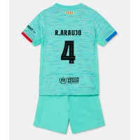 Barcelona Ronald Araujo #4 Rezervni Dres za djecu 2023-24 Kratak Rukav (+ Kratke hlače)